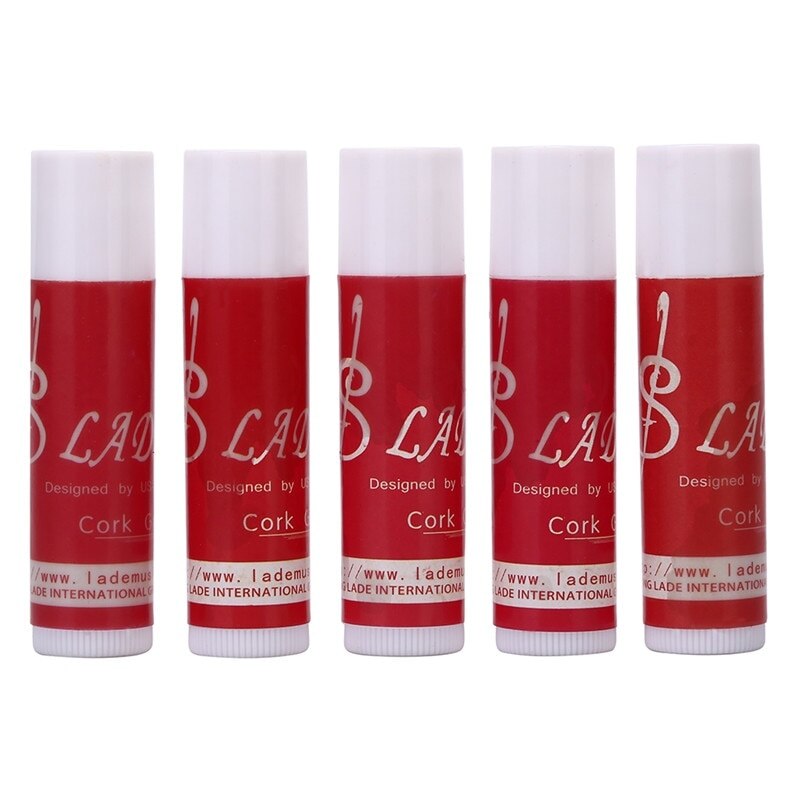 5 uds tubos de grasa de corcho para saxofón clarinete flauta instrumentos de lengüeta lubricar y proteger accesorios de instrumentos musicales