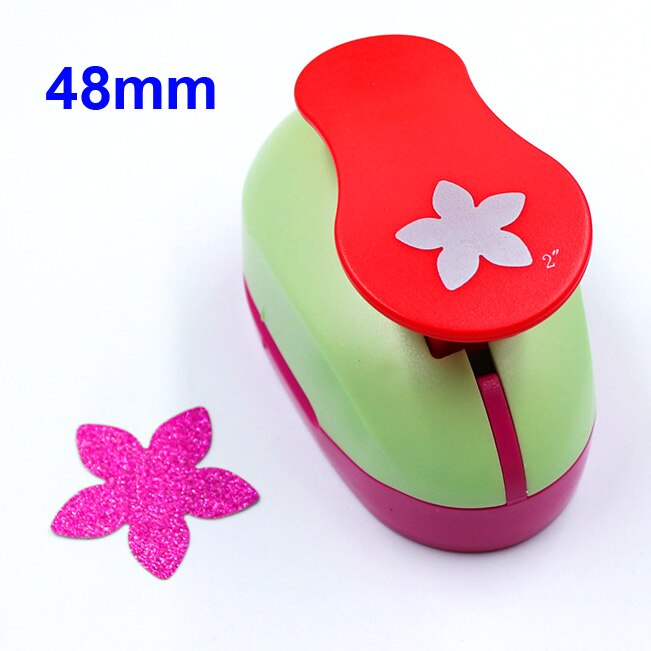 Large Shaper Leaf Leaves Punch Craft Foam Puncher Kid DIY Tools Paper Cutter Scrapbooking Flower Hole Punches Freeship butterfly: 49mm Heart