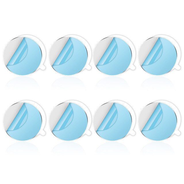 Soporte magnético de hierro para teléfono, placa de Metal, disco, para coche, montaje de teléfono: 8Round