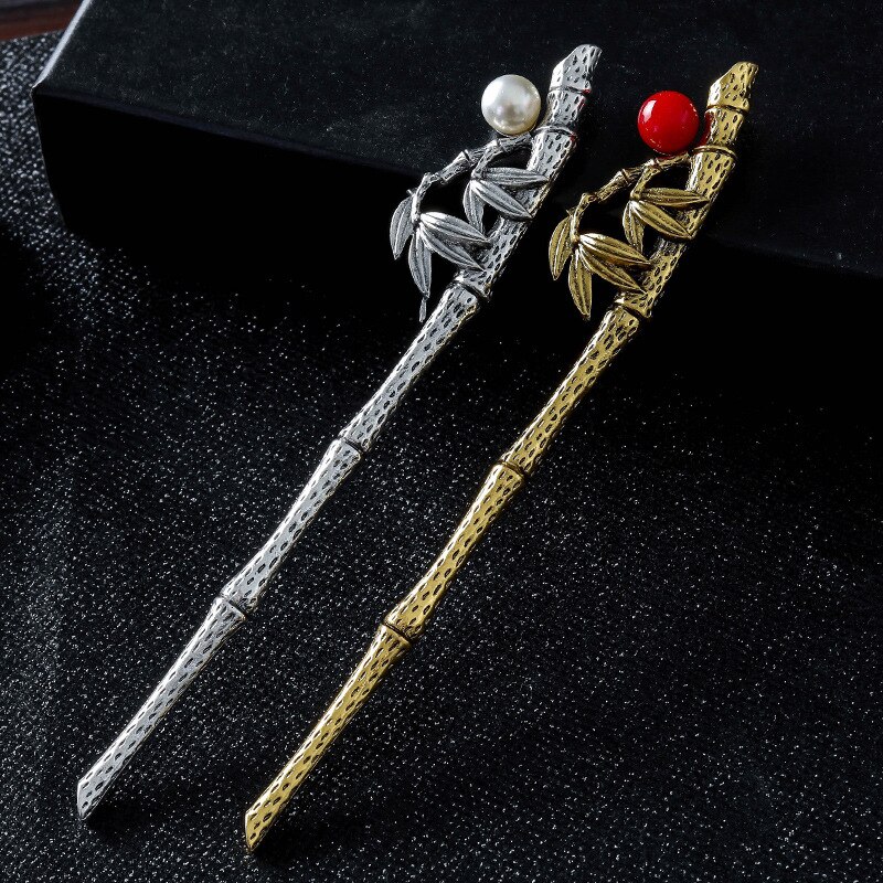 Vintage Hair Sticks Pick For Women Girls Metal Hair Pin Clips Chinese Style Hair Chopsticks Hairpins Jewelry Accessories