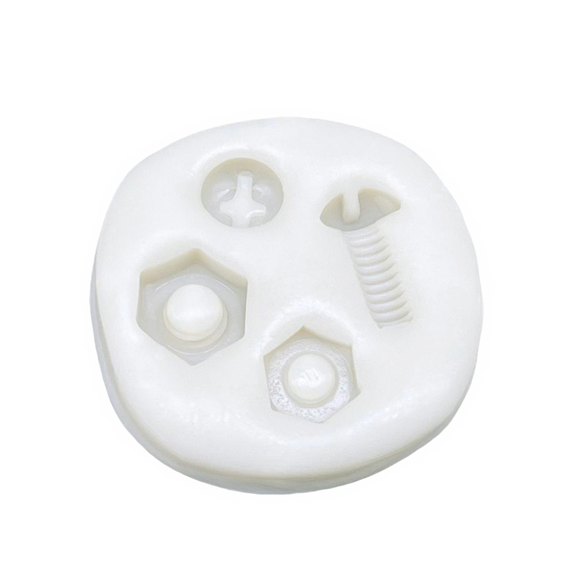 Bouten Moeren Siliconen Mal Sugarcraft Cupcake Bakvorm Fondant Taart Decoreren Gereedschappen