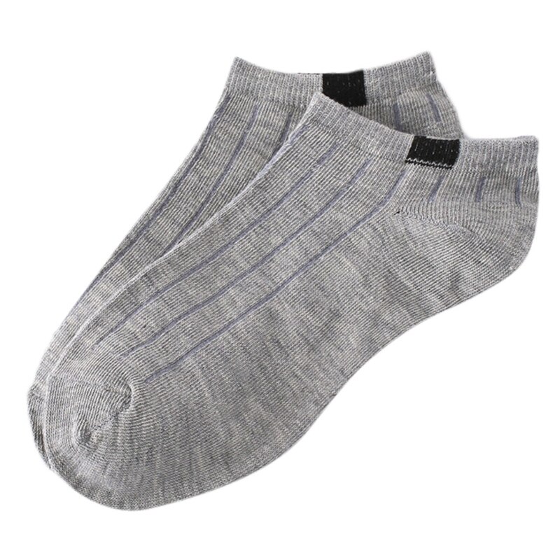 1 Pair Unisex Women Stripe Cotton Socks Short Ankle Low Cut No-show Casual Soft E06F