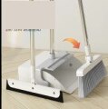 Broom Dustpan Mop Three Sets Kit Multi-Function Broom Windproof Dustpan Cleaning Floor Hygiene Durable Household Cleaning Tool: Js05a  3pc white