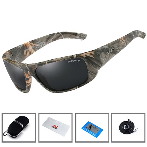 Newboler polariserte fiskebriller kamuflasje menn kvinner camo sport jenter sykling fottur løping camping fluefiske briller uv: Sak nummer 4