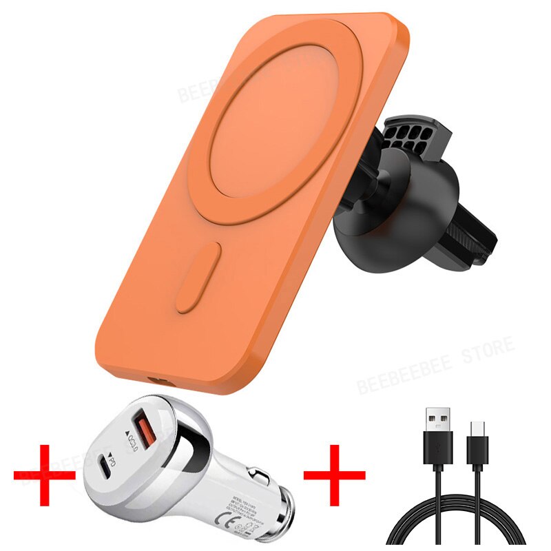 15W Auto Drahtlose Ladegeräte Für iPhone 12 Pro Max Mini Montieren Drahtlose Schnelle Magnetic Charging Drahtlose Ladegerät Auto Telefon halter: 008