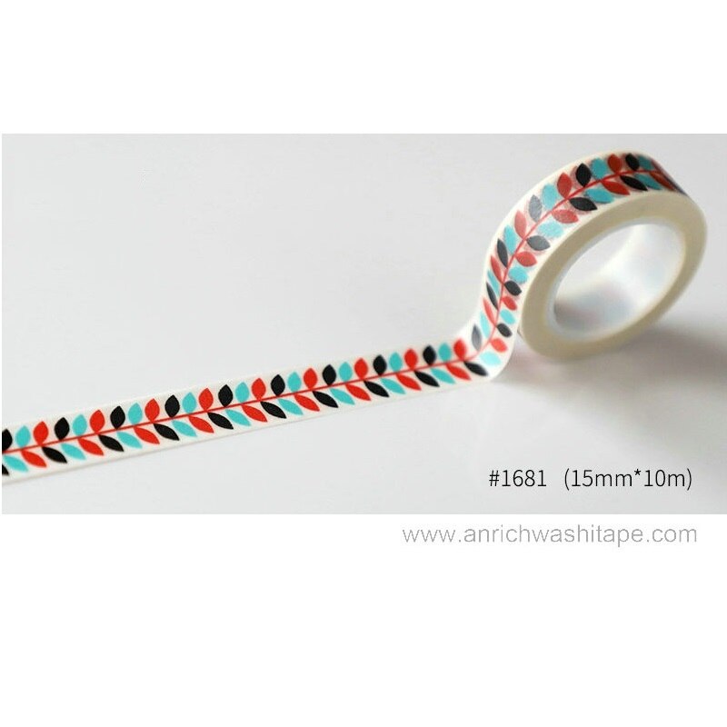 Basic Washi Tape Decorative Paper Tape Japanese Masking Tape Wrapping Tape: 1681