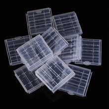 10 Pcs Plastic Case Holder Storage Box Cover For Rechargeable AA And AAA Batteries SGA998