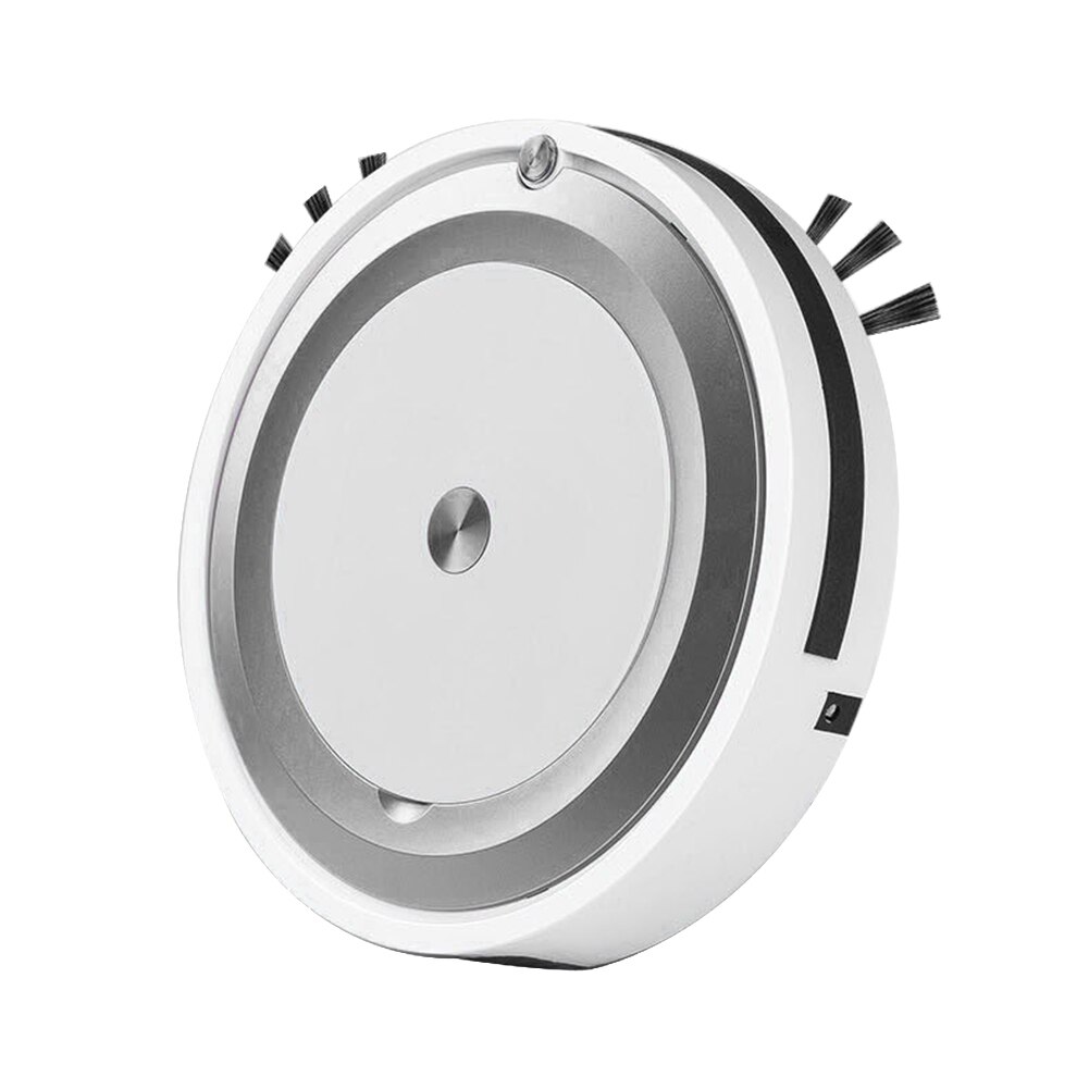 Mini Robot de barrido multifuncional, limpiador inteligente automático de suelo, aplicación de teléfono móvil, Control remoto, fregona, aspiradora: Grey