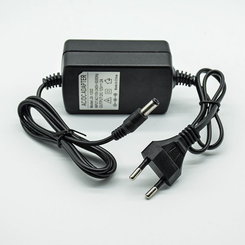 110-240V AC Converter Adapter DC 12V 2A/2000mA Power Supply Charger EU Plug 5.5mm * 2.5mm(2.1mm) two lines