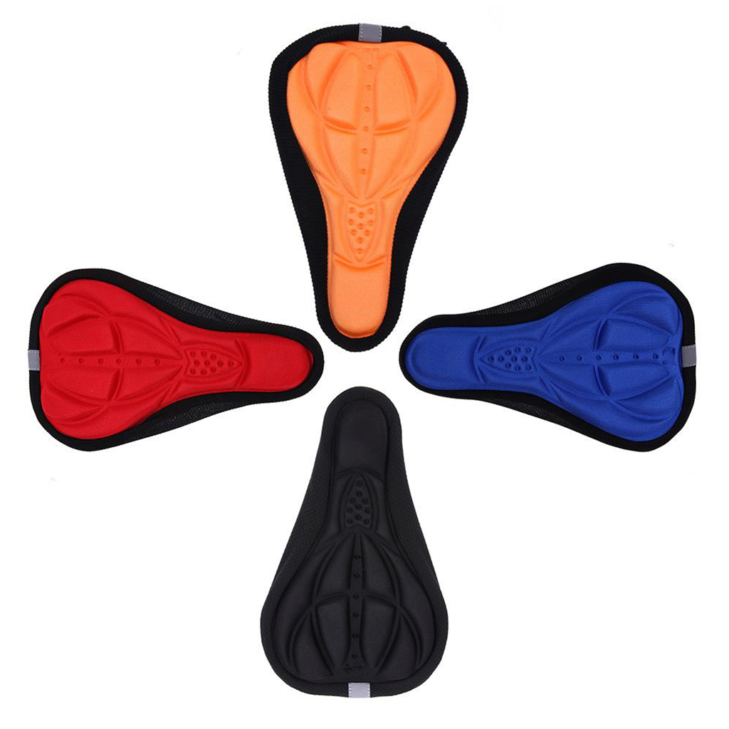 Bicycle Saddle Cushion Soft Thickened Fly Riding Cycling MTB Rode Bike Bicycle Parts Accessory 4 Colors