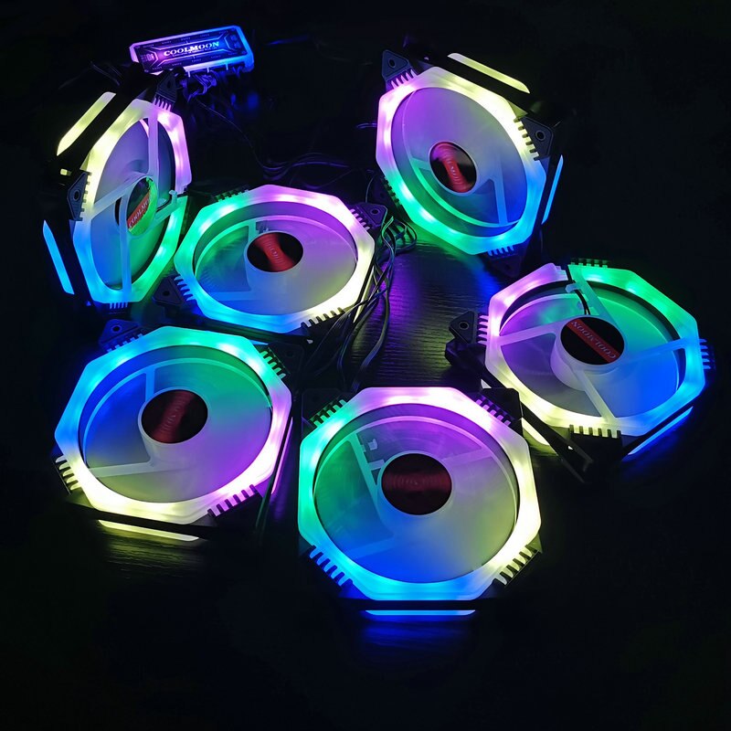 ARK II 120mm RGB fan computer case cooling fan with LED 5V lighting fan