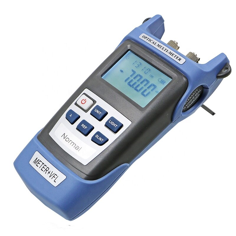 2-in-1 Optical Power Meter Visual Fault Locator OPM -70~+3 / -50~+20dBm SM MM 800-1700nm VFL 5KM 15KM