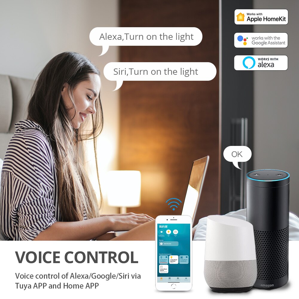 Zemismart Zigbee Hub Intelligent Linkage Smart Devices Alexa Google Home Siri Voice Control Tuya Home App Work with Homekit