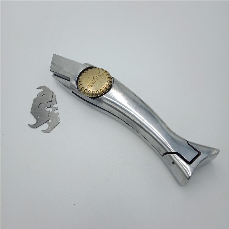 Rayma Dolphin shape PVC floor cutter knife,Zinc-aluminum alloy handle roll floor cutter,carpet handle cutter with 2 pcs blade
