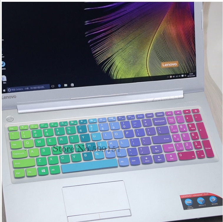 Til lenovo ideapad 300 17 300-17 700 700-15 700-17 500s-15 idé pad 700-15 isk 15.6 tommer silikone tastatur cover beskytter hud