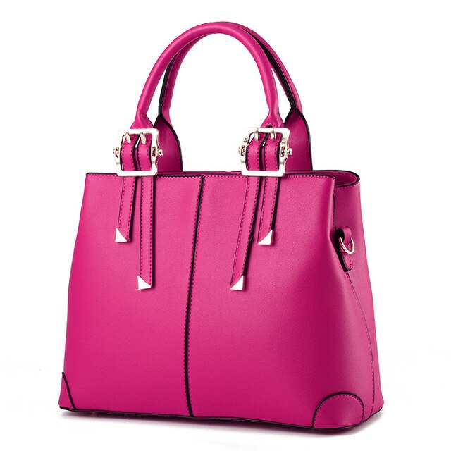 Bolsa Feminina Tote Tasche Für Frauen Luxus Handtaschen Frauen Taschen Sack Haupt Femme Umhängetaschen Große Kapazität: Heißer Rosa