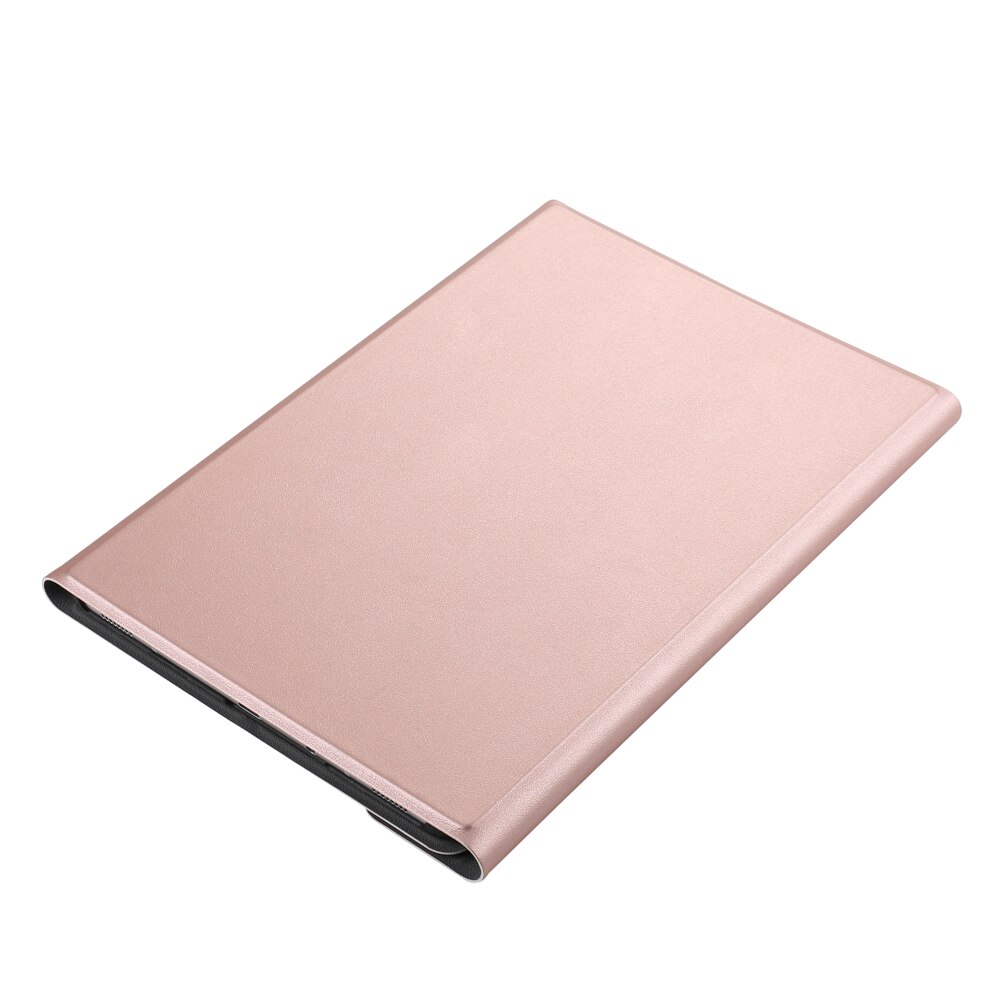 Etui na klawiaturę Bluetooth do Samsung Galaxy Tab A 10.1 2019 klawiatura bezprzewodowa etui na klawiaturę etui na klawiaturę odpinany futerał ochronny: Rose Gold
