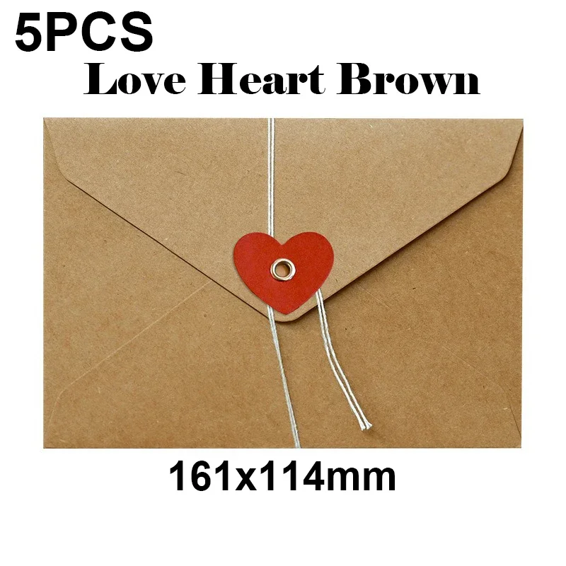 5 sztuk Kawaii kocham serce koperty kwiatowe 200gsm koperty papierowe na podkładki listowe DIY zaproszenia ślubne okładka torba robić pakowania prezentów: FIOLETOWY