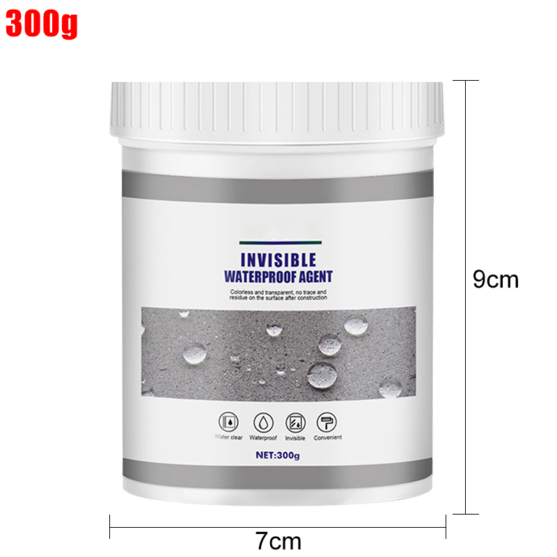 30-300g Water-resistant Sealant Invisible Waterproof Sealant Transparent Anti-leak Tool Strong Sealant Bathroom Roof Water Tool: Brown