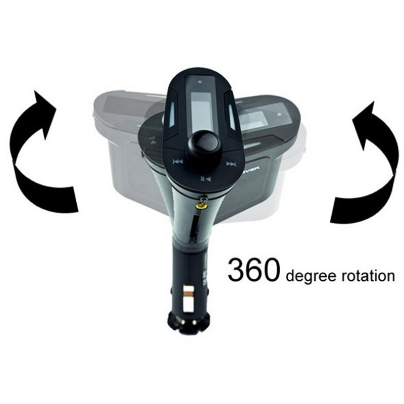 Car Kit MP3 Player Wireless FM Transmitter Modulator USB SD MMC Slot Blue LCD Display with Remote Wireless In Car FM Transmitter