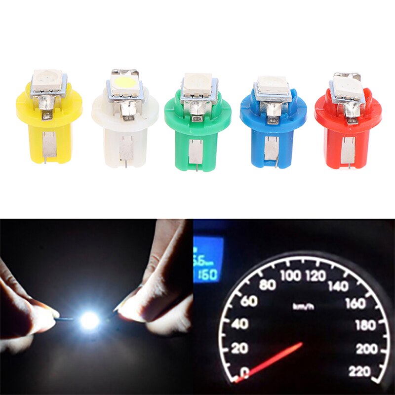 5Pcs Led Smd Lamp Auto Gauge Speed Dash Bulb Dashboard Instrument Licht