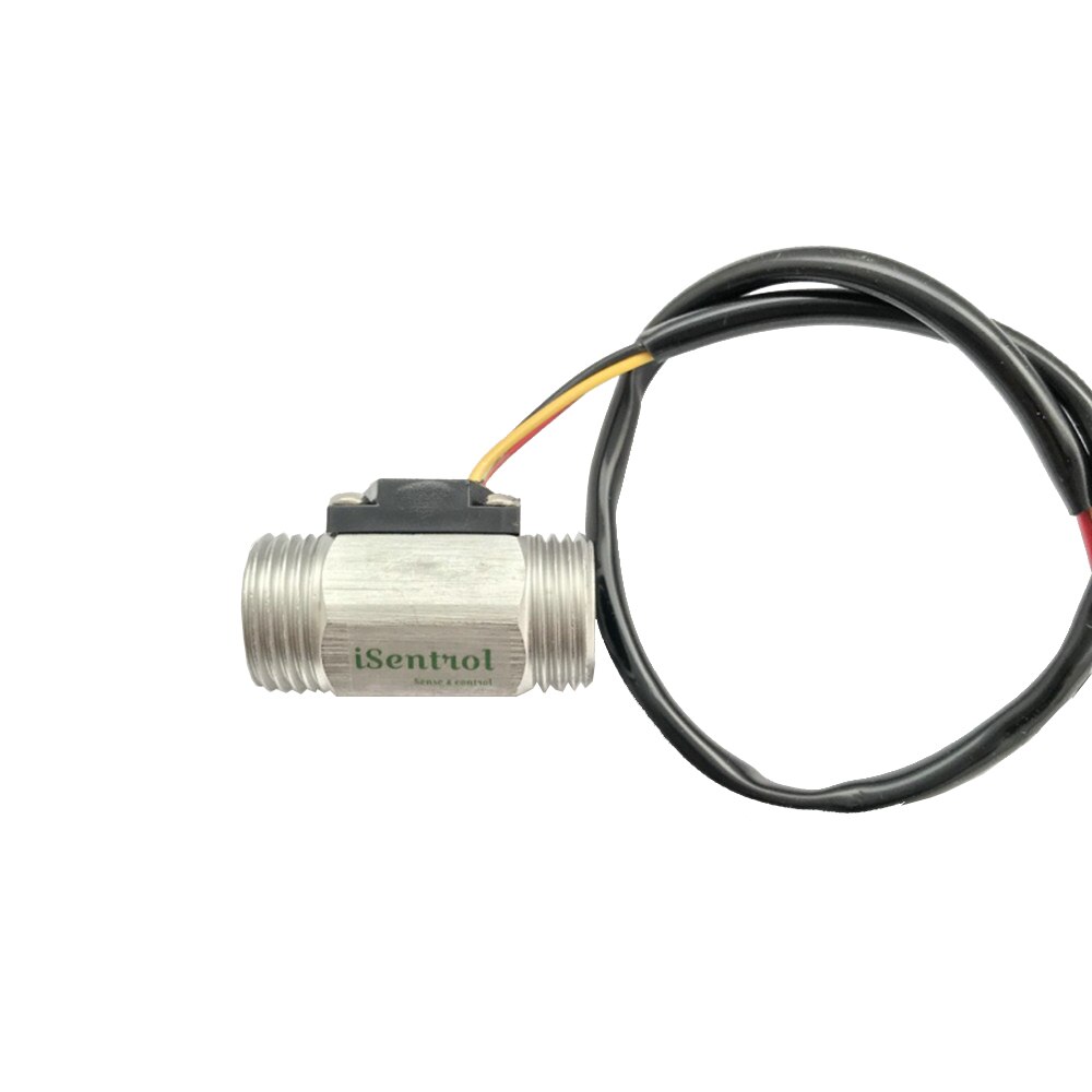 USS-HS21TI Stainless Steel 304 Hall Effect Water Flow Sensor 1-30L/M G1/2" Turbine Flowmeter for Dosage Controller Irrigation