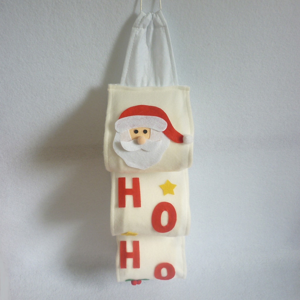 Christmas Santa Claus Toilet Roll Paper Holder Xmas Tissue Cover Storage Bathroom Accessories for Home Office Shop Hotel