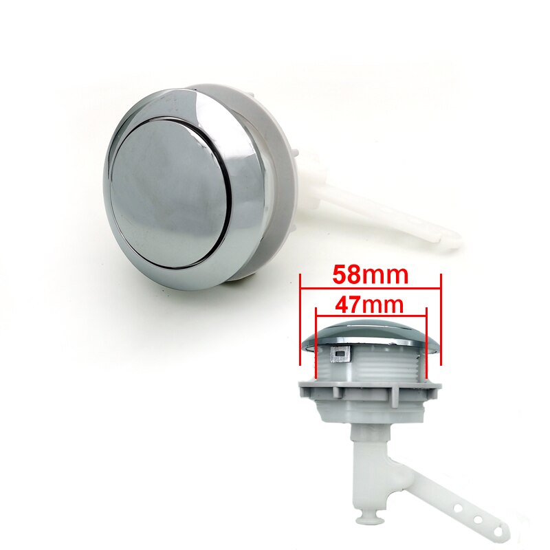 Dual Flush Toilet Tank Button Round shape Toilet Push Buttons Bathroom Accessories 58mm/48mm/38mm: 48mm C