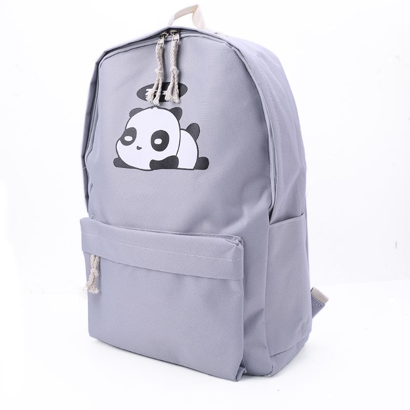 4 pièces sac à dos femme mignon Panda impression sac à dos voyage cartables sac à bandoulière