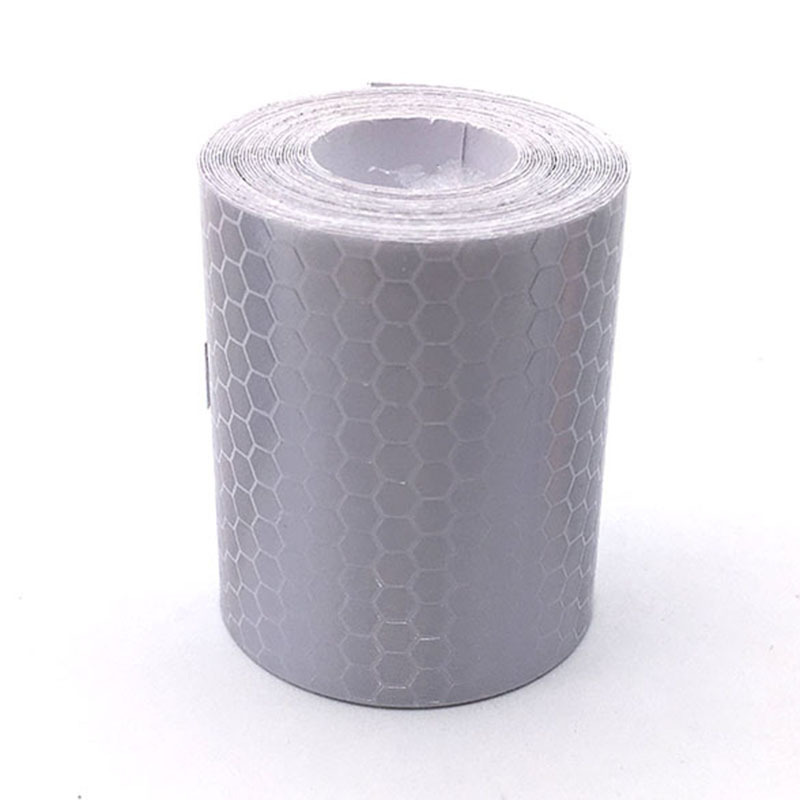 Cinta adhesiva reflectante para coche, de seguridad, cinta de advertencia impermeable, tira reflectora, pegatina protectora, película reflectante