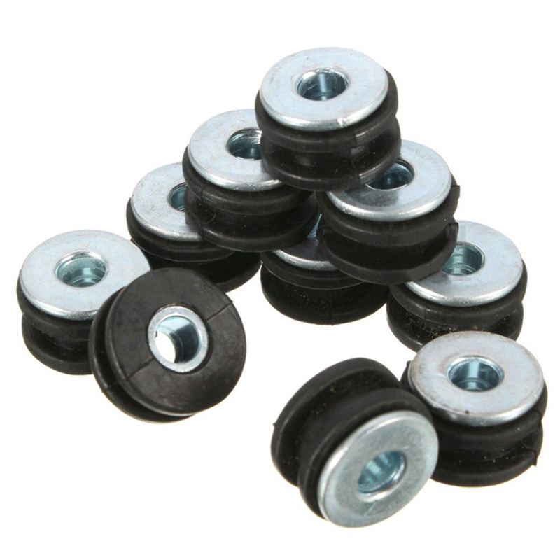 10pcs Motorcycle Rubber Grommets For Honda For Yamaha For Suzuki For Kawasaki Fairings