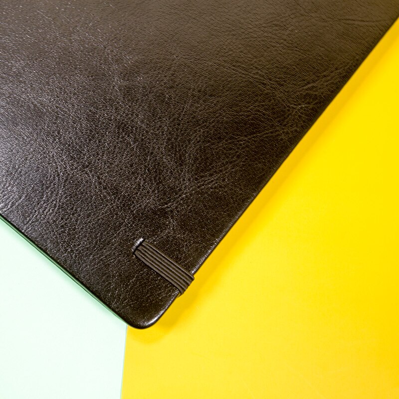 A5 Bullet Dotted Journal Simple Leatherette 100gsm Elastic Band Travel Diary Hardcover Notebook