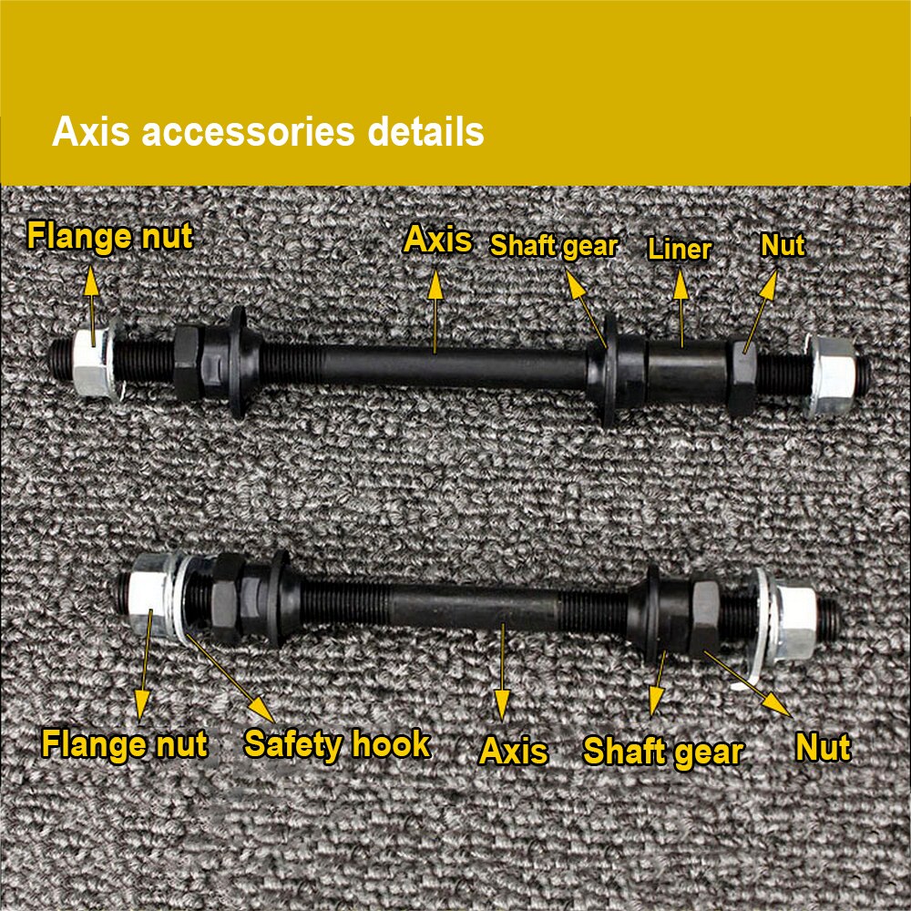 150mm/180mm Bicycle Quick Release Mountain Bike Front and Rear Hollow Shaft Hub Axle Bike Accessories