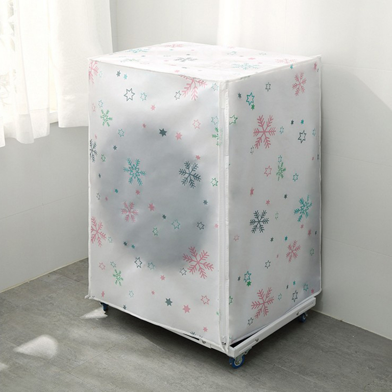 1Piece Household Washing machine cover Organizer Protective Dust Cover Washer Sunscreen Laundry Dryer Waterproof Dust Proof Case: 2