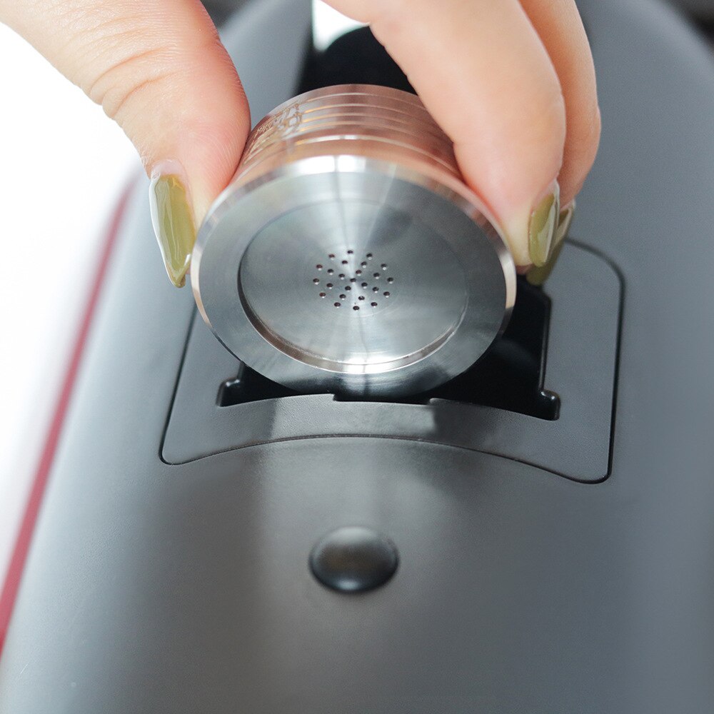 Reusable Stainless Steel Reusable Coffee Capsules Coffee Capsule Cup Filter Compatible with Delta Q