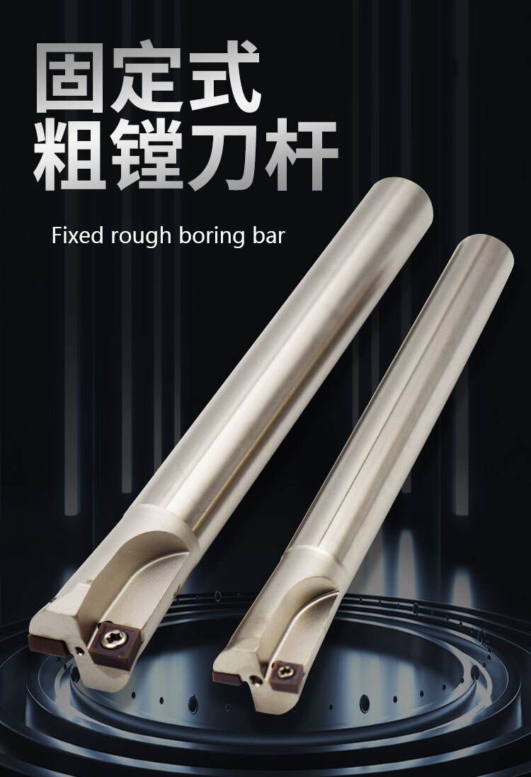 1PC Double Edge Coarse Boring Bar Expand Holes Milling Machine/Machining Center 90 Degrees SB Stationary Knife Handle 15.7-46.7