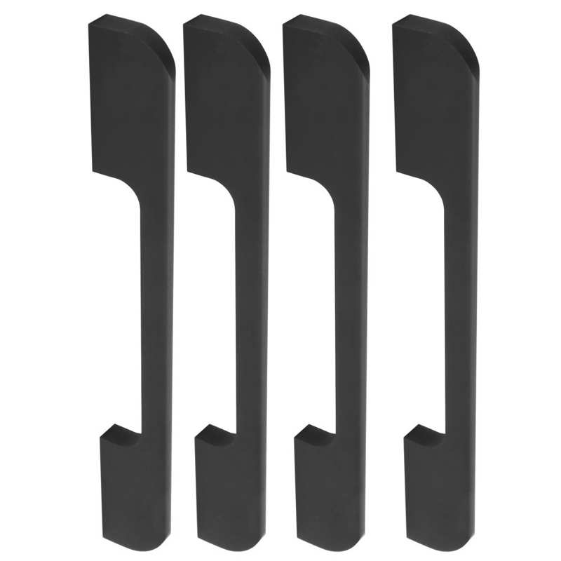 4 Sets Furniture Closet Handle Aluminum Alloy Wardrobe Door Pull Handle Cabinet Hardware Fitting Accessories