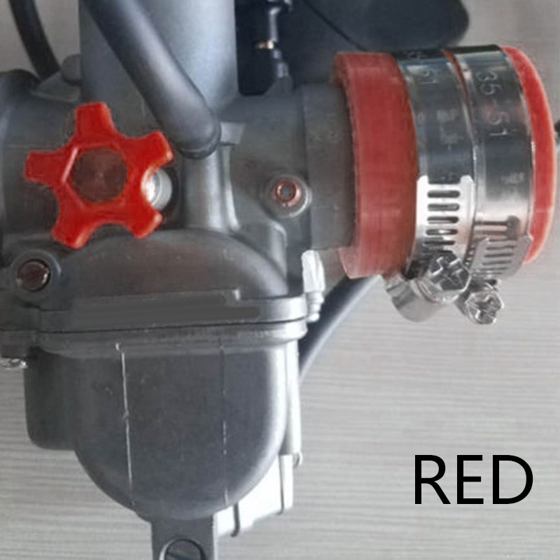 GOOFIT Motorrad Vergaser Ansaugrohr 30mm - Für Yamaha XVS400 XVS650 Drag Star 1997-2014