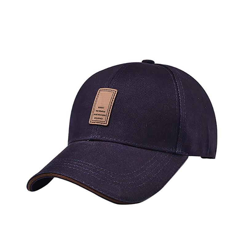 Gorra de béisbol Casual gorra para golf de algodón gorra para deportes al aire libre: Azul