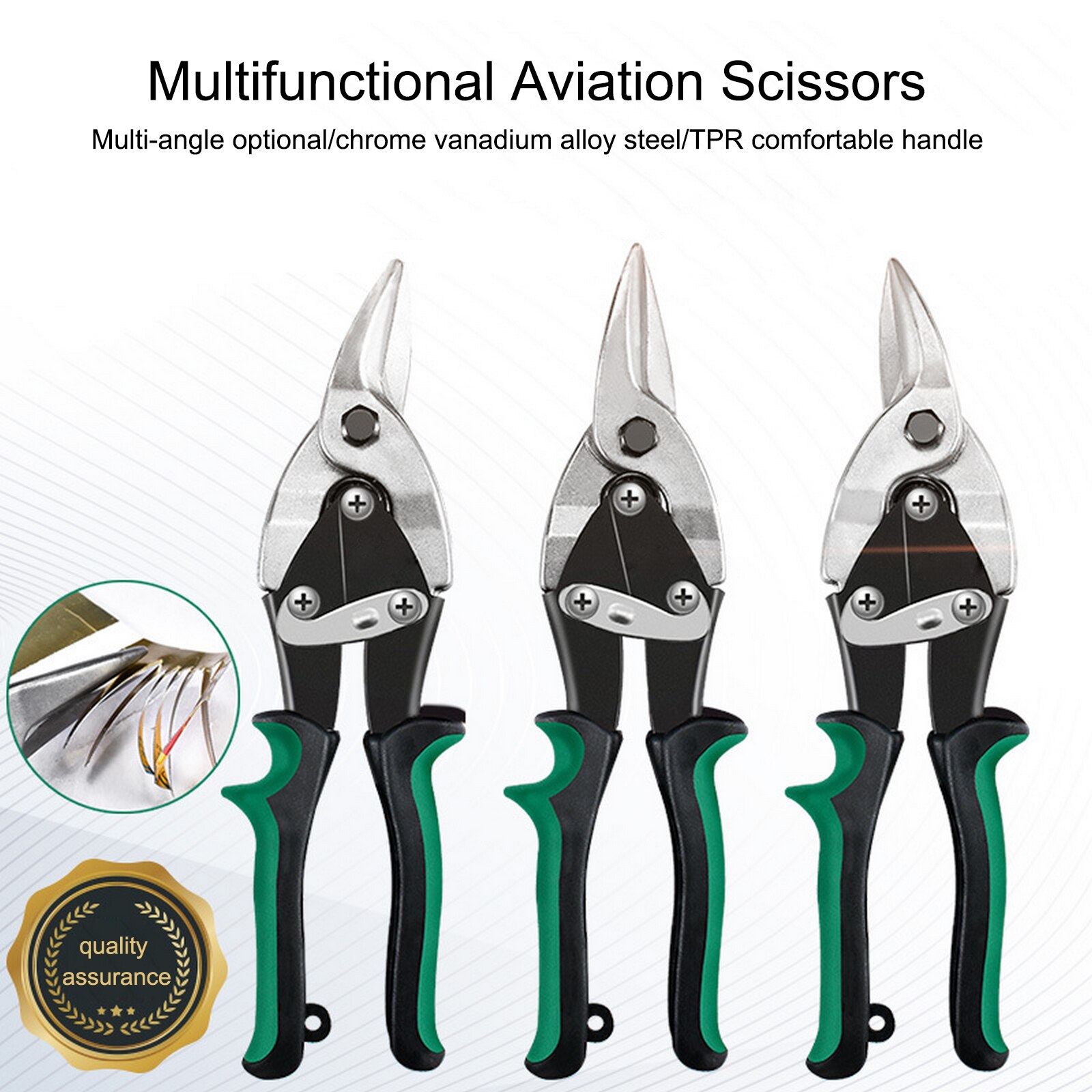 Stainless Steel Iron Sheet Shears Multifunctional Powerful Aviation Shears Keel Shears Metal Sheet Cutting Scissor