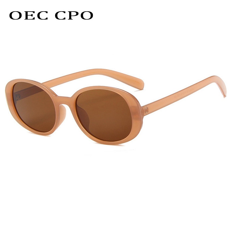 OEC-gafas De Sol con montura pequeña CPO para mujer, lentes ovalados, Estilo Vintage, a la , con UV400, O617