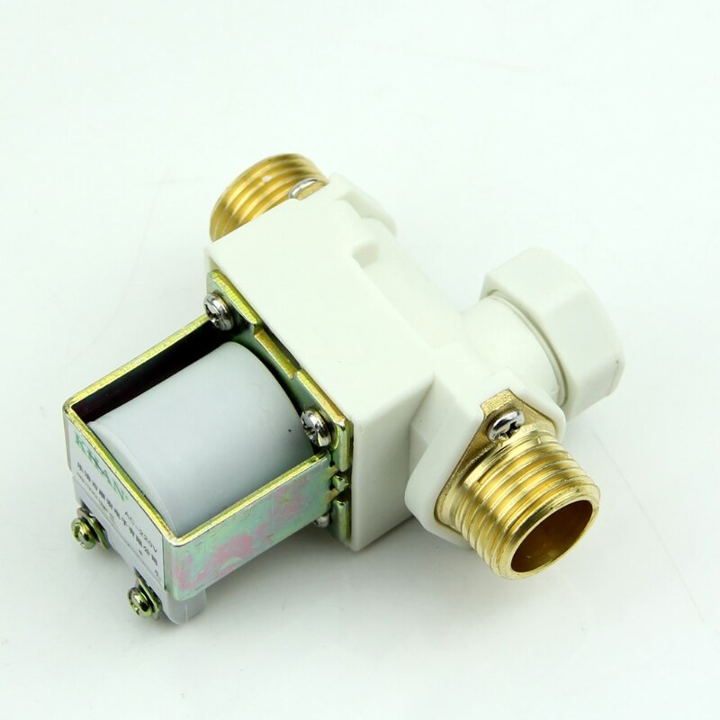 Válvula Solenoide eléctrica de 1/2 pulgadas para agua, aire y C, normalmente cerrada, CA 220V,