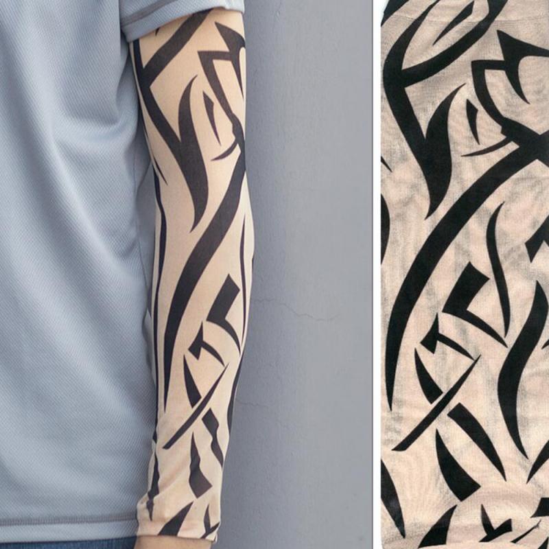 1 pc- armige zonnebrandcrème, unisex, snel drogend, uv-bescherming, outdoor hardlooparm mouwen, huidbescherming, bedrukte mouwen: 06