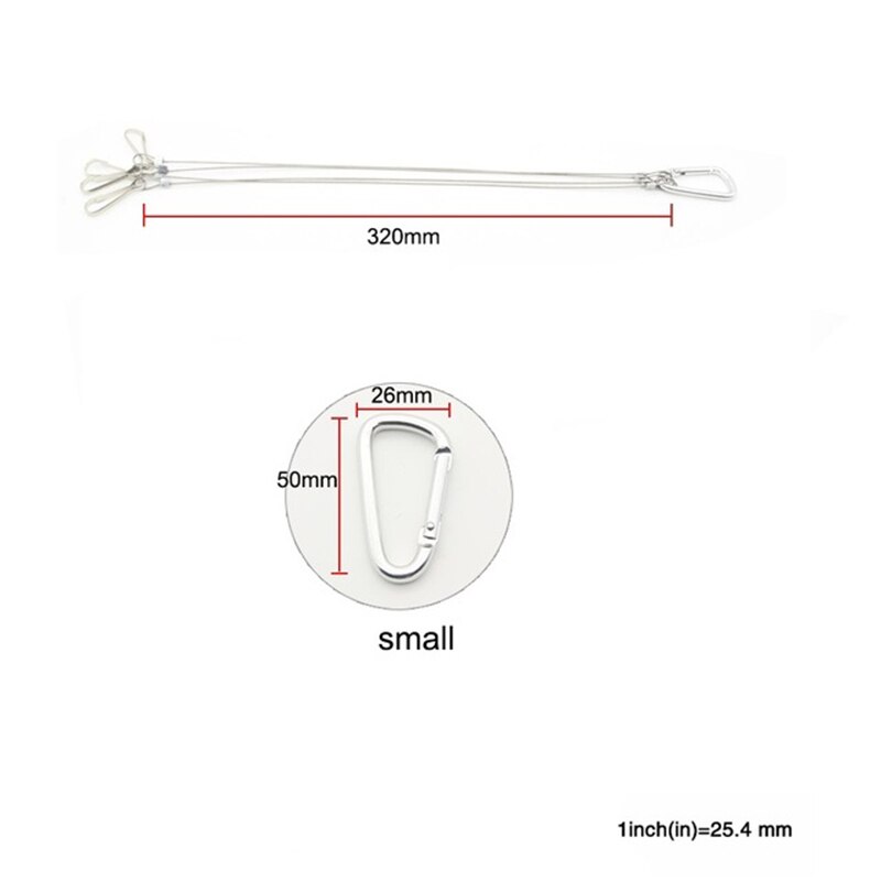 Light Suspension Kit Stainless Steel Hang Rope Hook Galvanized Steel Cable Hanging Lights Grow Light Fixtures 10/15kg 22/33lbs: 320mm