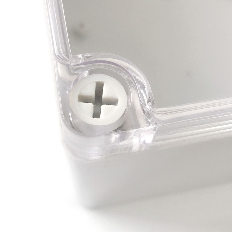 Waterproof Plastic Junction Box Transparent Cover Enclosure Electronic Instrument Housing Case Outdoor Project Distribution Box