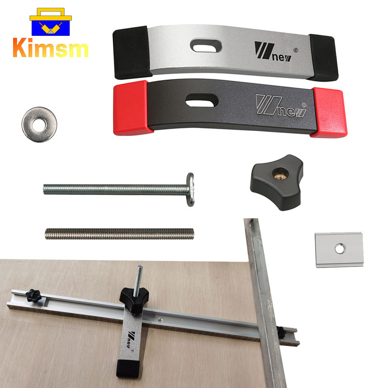 M8 Druk Plaat Set T Track M5 M6 M8 Slider M8 T Schroef M8 Moer Voor Houtbewerking Diy Klem Gereedschappen T-Slot T-Track Chute Accessoires