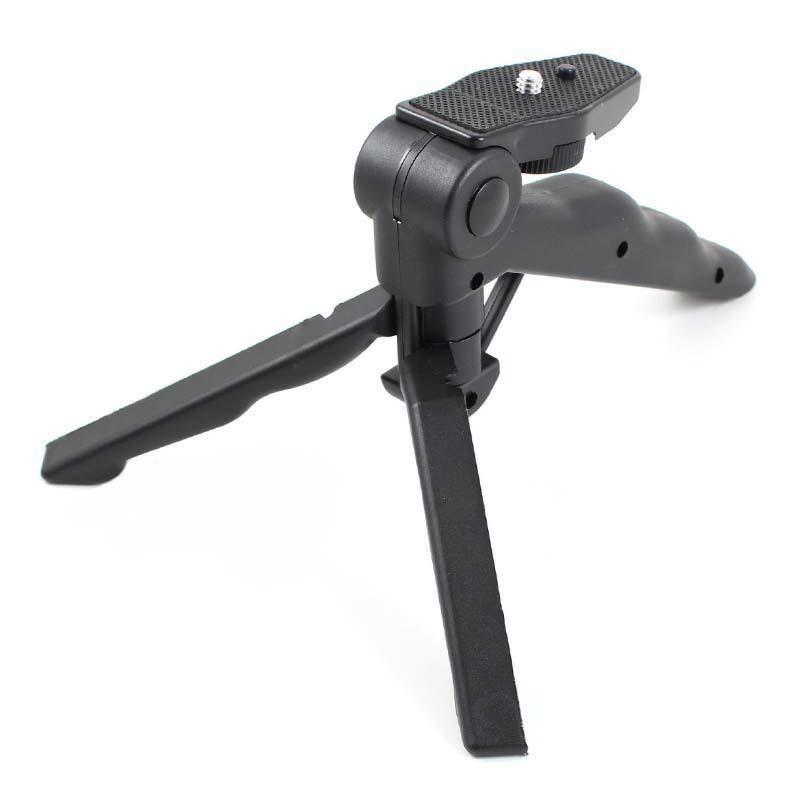 2 in 1 Portable Folding Tripod Stand + Hand Grip Stick Holder for Gopro Hero 4 3+ 3 2 SJCAM Xiaomi yi Camera