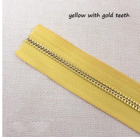 2 meter 5#  metalen groene verstelbare lengte montage rits diy handtassen tassen laarzen jaszak donsjack koperen rits  a0334f: No12