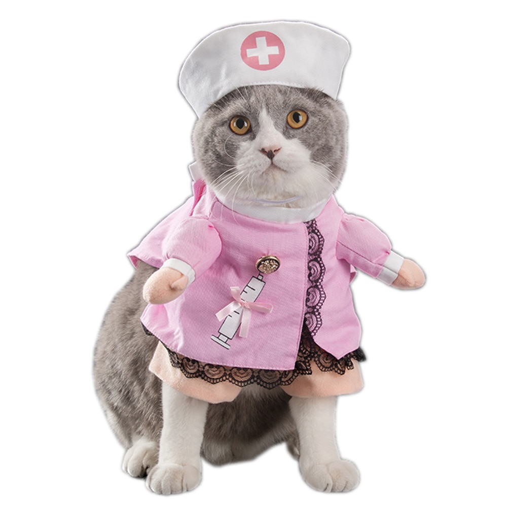 Huisdier Kostuum Verpleegster Arts Cosplay Kleding Kleding voor Honden Kat Grappige Kleding
