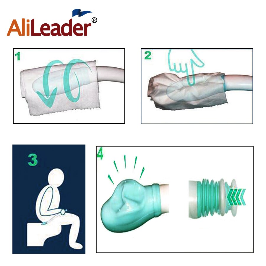 Alileader Comfortable Wipe By Body Healt Clean Easy Toileting Aid, Toilet Paper & Tissue Holder For Disabled And Pregnant Women